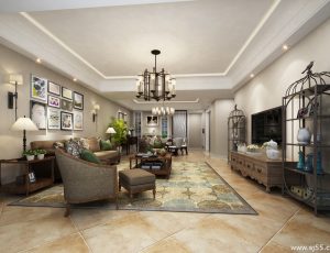 231-客厅模型/客餐厅/会客厅/起居室/3D模型