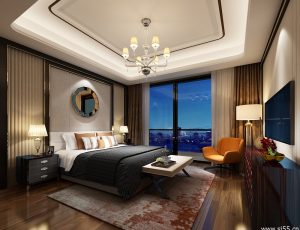 220-卧室/父母房/次卧模型/卧室效果图/3D模型