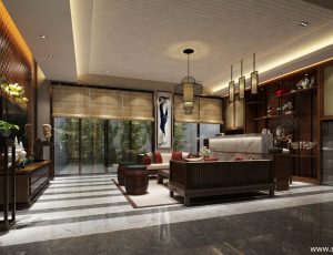 225-客厅模型/客餐厅/会客厅/起居室/3D模型