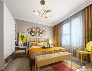 93-卧室/父母房/次卧模型/卧室效果图/3D模型