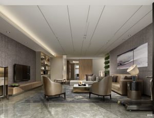 468-客厅模型/客餐厅/会客厅/起居室/3D模型