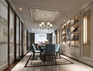 205-客厅模型/客餐厅/会客厅/起居室/3D模型