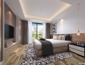 214-卧室/父母房/次卧模型/卧室效果图/3D模型