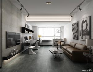 141-客厅模型/客餐厅/会客厅/起居室/3D模型