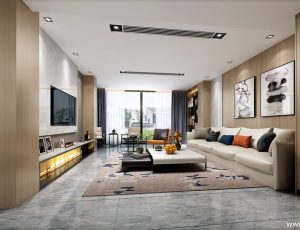 505-客厅模型/客餐厅/会客厅/起居室/3D模型