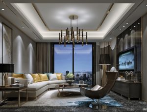 78-客厅模型/客餐厅/会客厅/起居室/3D模型