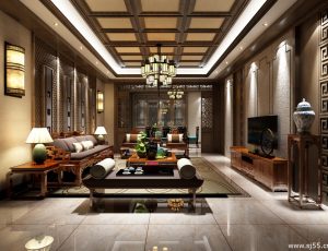 39-客厅模型/客餐厅/会客厅/起居室/3D模型