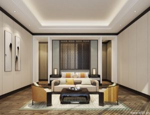 258-卧室/父母房/次卧模型/卧室效果图/3D模型