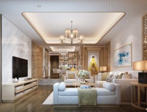 612-客厅模型/客餐厅/会客厅/起居室/3D模型