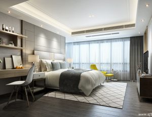 143-卧室/父母房/次卧模型/卧室效果图/3D模型