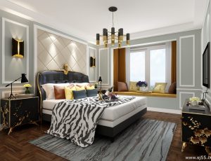 209-卧室/父母房/次卧模型/卧室效果图/3D模型