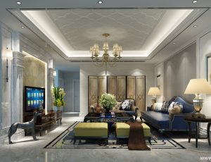 01-客厅模型/客餐厅/会客厅/起居室/3D模型