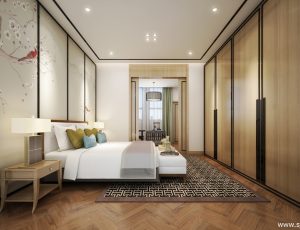 276-卧室/父母房/次卧模型/卧室效果图/3D模型