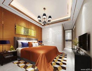 224-卧室/父母房/次卧模型/卧室效果图/3D模型