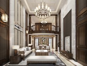 196-客厅模型/客餐厅/会客厅/起居室/3D模型