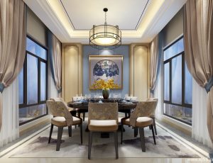 87-餐厅模型/中餐厅/西餐厅/餐吧台/3D模型