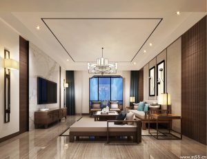 146-客厅模型/客餐厅/会客厅/起居室/3D模型