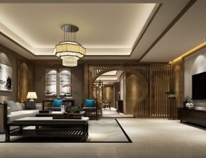 257-客厅模型/客餐厅/会客厅/起居室/3D模型