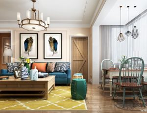 118-客厅模型/客餐厅/会客厅/起居室/3D模型