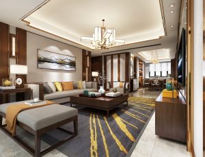 550-客厅模型/客餐厅/会客厅/起居室/3D模型