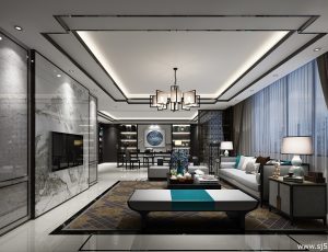 19-客厅模型/客餐厅/会客厅/起居室/3D模型