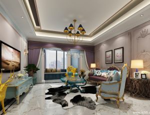 04-客厅模型/客餐厅/会客厅/起居室/3D模型