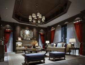 67-客厅模型/客餐厅/会客厅/起居室/3D模型