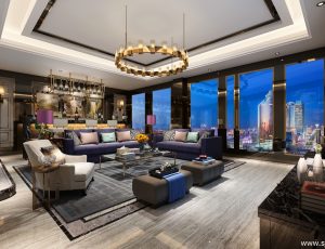 21-客厅模型/客餐厅/会客厅/起居室/3D模型