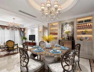 48-餐厅模型/中餐厅/西餐厅/餐吧台/3D模型