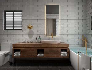 10-卫生间模型/洗手间效果图/3D模型/无水印模型/卫生间3D模型