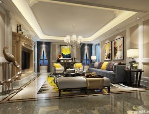 232-客厅模型/客餐厅/会客厅/起居室/3D模型