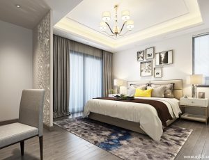 142-卧室/父母房/次卧模型/卧室效果图/3D模型