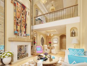 222-客厅模型/客餐厅/会客厅/起居室/3D模型