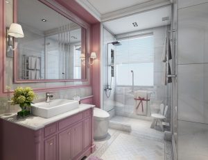 45-卫生间模型/洗手间效果图/3D模型/无水印模型/卫生间3D模型