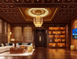 34-娱乐/茶室/影音室模型/影音室效果图/3D模型/茶室模型/娱乐室3D模型