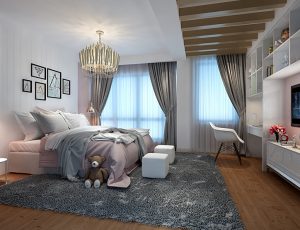 45-儿童房模型/儿童房效果图/3D模型/无水印模型/小孩房3D模型