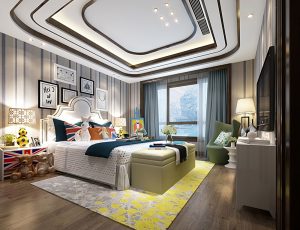 71-儿童房模型/儿童房效果图/3D模型/无水印模型/小孩房3D模型