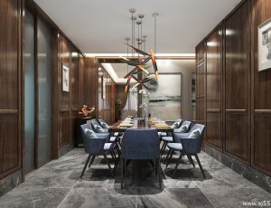 99-餐厅模型/中餐厅/西餐厅/餐吧台/3D模型