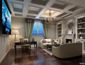 136-娱乐/茶室/影音室模型/影音室效果图/3D模型/茶室模型/娱乐室3D模型