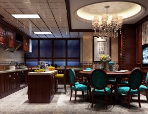 41-餐厅模型/中餐厅/西餐厅/餐吧台/3D模型