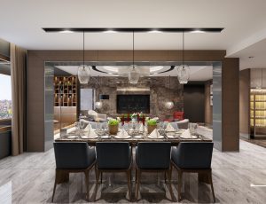 71-餐厅模型/中餐厅/西餐厅/餐吧台/3D模型