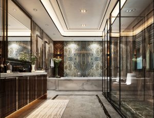 40-卫生间模型/洗手间效果图/3D模型/无水印模型/卫生间3D模型