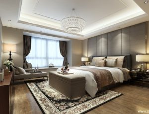 216-卧室/父母房/次卧模型/卧室效果图/3D模型