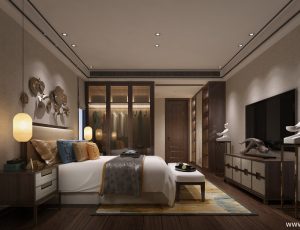 267-卧室/父母房/次卧模型/卧室效果图/3D模型