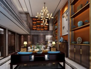 446-客厅模型/客餐厅/会客厅/起居室/3D模型