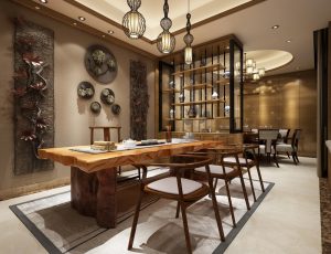 52-餐厅模型/中餐厅/西餐厅/餐吧台/3D模型