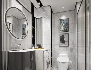 23-卫生间模型/洗手间效果图/3D模型/无水印模型/卫生间3D模型