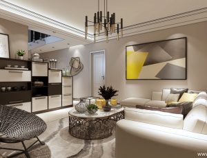 53-客厅模型/客餐厅/会客厅/起居室/3D模型