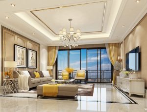 229-客厅模型/客餐厅/会客厅/起居室/3D模型