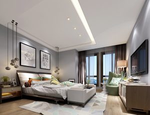 297-卧室/父母房/次卧模型/卧室效果图/3D模型